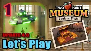Two Point Museum - Space Anomaly - Fantasy Find DLC - Tycoon Strategy Sim - Full Gameplay (Update 4)