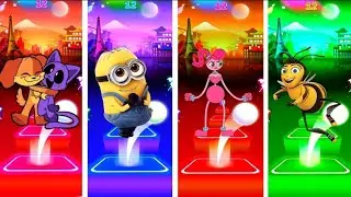 Orange dog Purple Cat🆚Minion🆚Mommy long leng🆚Barry B.Benson /who is best play?