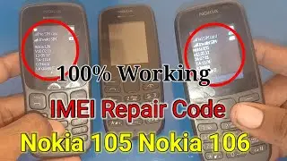 Nokia 106 TA 1114 Nokia 105 TA 1174  IMEI Repair Code  ||Registration fail solution ||
