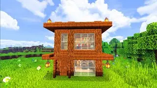 Minecraft | How To Build minecraft survival small wooden house CONFIGURATION Perfecta para Samsung