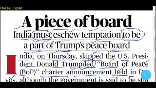 The Hindu editorial Today | Editorial | 23 January 2026 | English Newspaper reading
