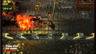 Dead Frontier - Vegnagun killing his 3rd FLAMING Giant Spider