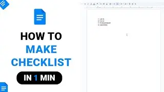 How to Make Checklist on Google Docs [NEW]