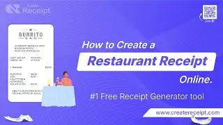 How to Create a Restaurant Receipt Online | Step-by-Step Guide 🍽️🧾
