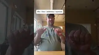 ASL sign for life, live, address and survive / Learn ASL