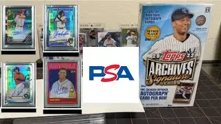 PSA 4 CARD SLAB REVEAL+2022 Topps Archives Signature Series Retired