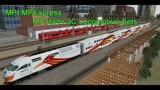 MSTS / ORTS- MPI MPExpress MP36PH-3C Locomotive Sets