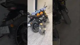 tvs Ronin rear tyre change karna pad gya 22k kms me hi. #ronin