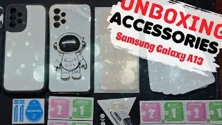 Samsung A13 Installing Protection Accessories (Tempered/Sticker/Lens Protection and Cute Casing)