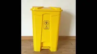 Medical Plastic Waste bin with Pedal.