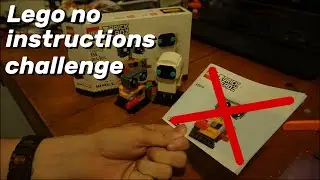 Lego no instructions challenge - EVE & WALL-E (set 40619)