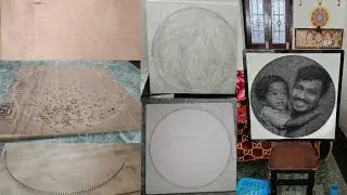 Thread Art | String Art Face | Customized Order Work | Face String Art Tutorial #string #threadart