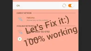 How to fix internet may not be available on phone (Very easy!)