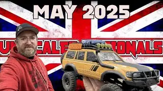 FMS FCX18 LC80 Takes on Tiny 4x4 Course | UK Scaler Nationals 2025 Micro RC Crawler Action!