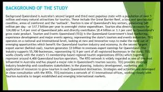 Case Study 2 Tourism Queensland Strategic positioning and promotion