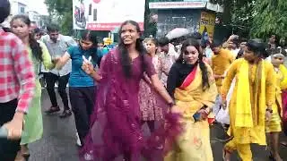 रैला-पाठा, विश्व आदिवासी दिवस मंडला में।GSU RD COLLEGE MANDLA.महारैली में शामिल। जनसैलाब उमड़ा मंडला