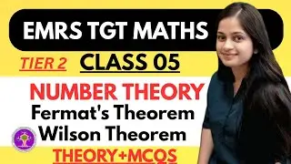 Fermat's Theorem and Wilson theorem for emrs tgt maths | emrs tgt maths tier 2 preparation @gmt0 