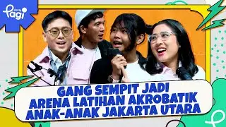 Gang Sempit Jadi Arena Latihan Akrobatik Anak-anak Jakarta Utara