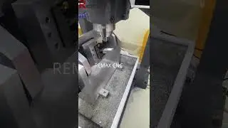 Kenya customer feedback video,mini 5axis cnc router machine make aluminum sample  #5axis #5axiscnc