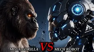 .🔥 &ldquo;Giant Gorilla vs Killer Robot &ndash; Who Wins? (Cinematic Fight)&rdquo; 4K UHD🔥 | action | fight | thirled 