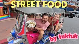 Random BANGKOK TUKTUK driver took us to eat some delicious THAI FOOD 🇹🇭 @theroamingcook 