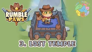 Rumble Paws: Backpack Fight 🐊 Chap 3 - Lost Temple 🚀 Gameplay Walkthrough 🍀 #rumblepaws