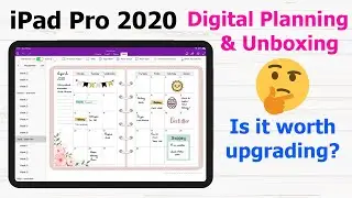 iPad Pro 2020 Digital Plan With Me & Unboxing