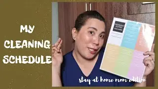 SAHM: CLEANING SCHEDULE - (VLOG020)