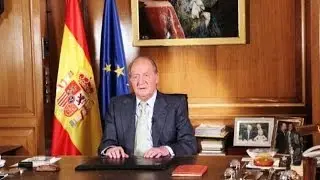 El rey Juan Carlos I anuncia que abdica de la Corona