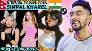 Nepali Tiktoker Simpal Kharel Tiktok Reaction by Indian