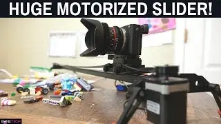 Motorized Slider for DLSR Mirrorless Cameras! This One is HUGE! Battery Powered Slider.