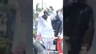 pawankalyan Dance #powerstar #kakinada #uday nomination#kakinadamp