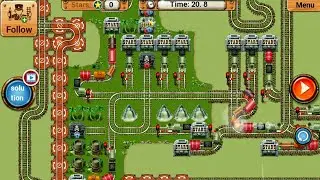 Rail Maze 2 Zigzag Track Gameplay - Train Puzzle Game - Android Gameplay #1970