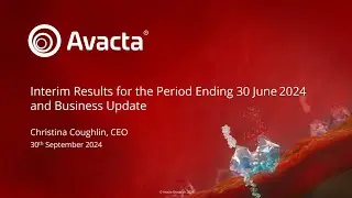 AVACTA GROUP PLC &mdash; Презентация для инвесторов