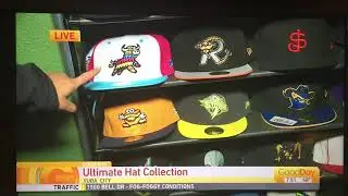 Lids New Era Fitted Hat collector Chad Jarvis -Yuba City on GOOD DAY SACRAMENTO LIVE