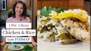 Lemon Herb Chicken and Rice | Low FODMAP | 1 Pot Meal