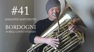 No.41: M.Bordogni 43 Bel Canto Studies -Tuba