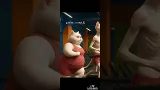 big and fat cat couple🫂 #love ❤️#exercise#fit#confidence....