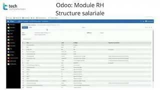 Odoo Module RH structure salariale