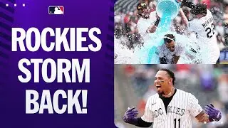 FULL ROCKIES COME BACK! 6 UNANSWERED RUNS including 3 in BOTTOM OF THE 9TH!