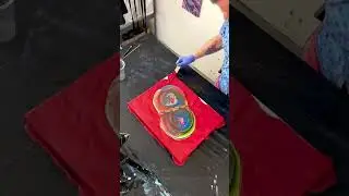 Two cups are better than 1 #art #fluidart #fyp #artist #painting #tutorial #acrylicpainting