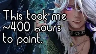 This Painting took me over a YEAR to finish! | Timelapse & (text) Commentary