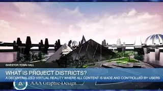 Project Districts ICO Token Sale - For A Decentralized Virtual Reality City