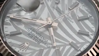 Вы никогда не видели циферблат с мотивом «Пальма» таким; Rolex Datejust 36 Palm Motif 2021 года |...