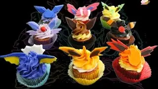 Cupcake - Evoluciones de Eevee + Crema de Mantequilla