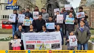 Telugu NRIs Support to Amaravati Farmers Protest @ London