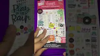 The Happy Planner Memory Keeping sticker book flip-through