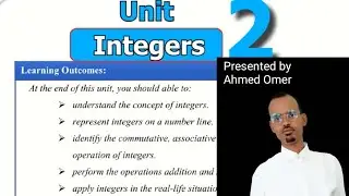 Maths Grade 7 Unit Two |Introductions Of  Integers 