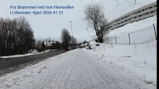 Sykkeltur 2026 01 21 Flomvollen Lillestrøm fra front kamera