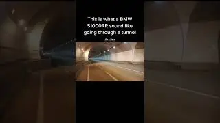 This is what BMW S1000RR sound like going through tunnel  #motorcycle #мото #shorts #bmws1000rr #rec